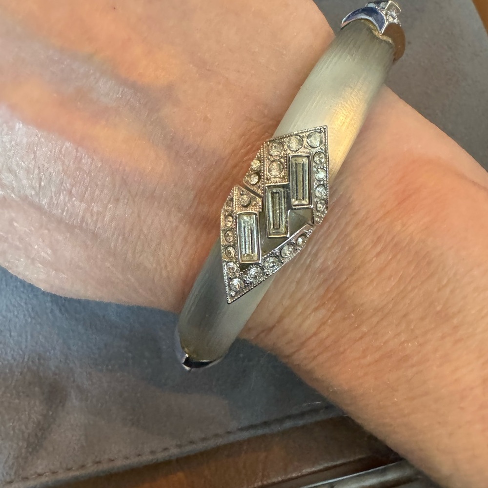 Alexis Bittar Lucite Hinged Bracelet (PRICED LOW FOR QUICK SALE)